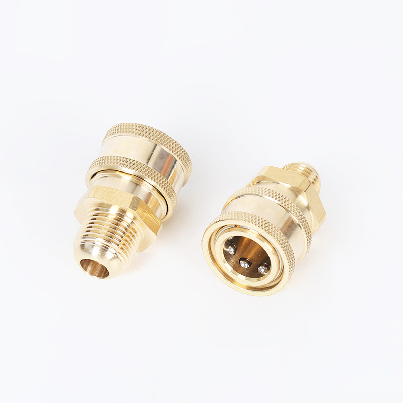 Maszyna do czyszczenia pralki samochodowej wysokociśnieniowej miedziana 3/8 szybka wtyczka