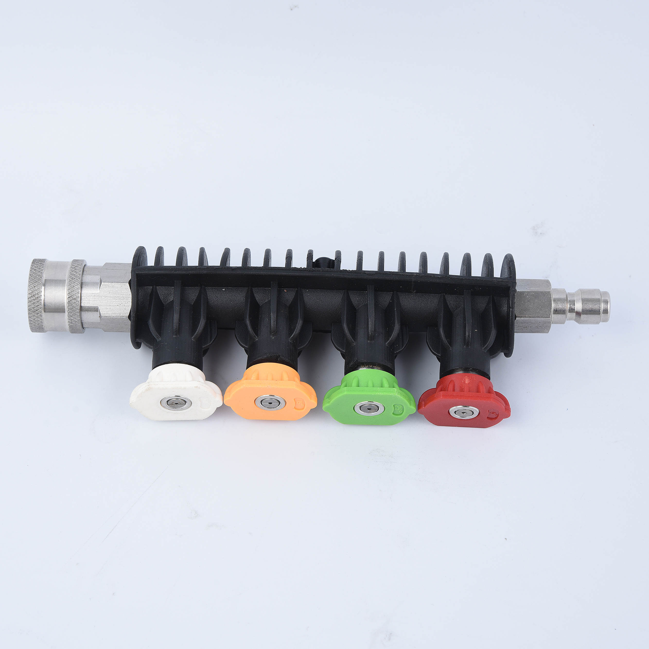 Szybko połącz lancę ze stali nierdzewnej z uchwytem dyszy i 4 dyszą pralki ciśnieniowej